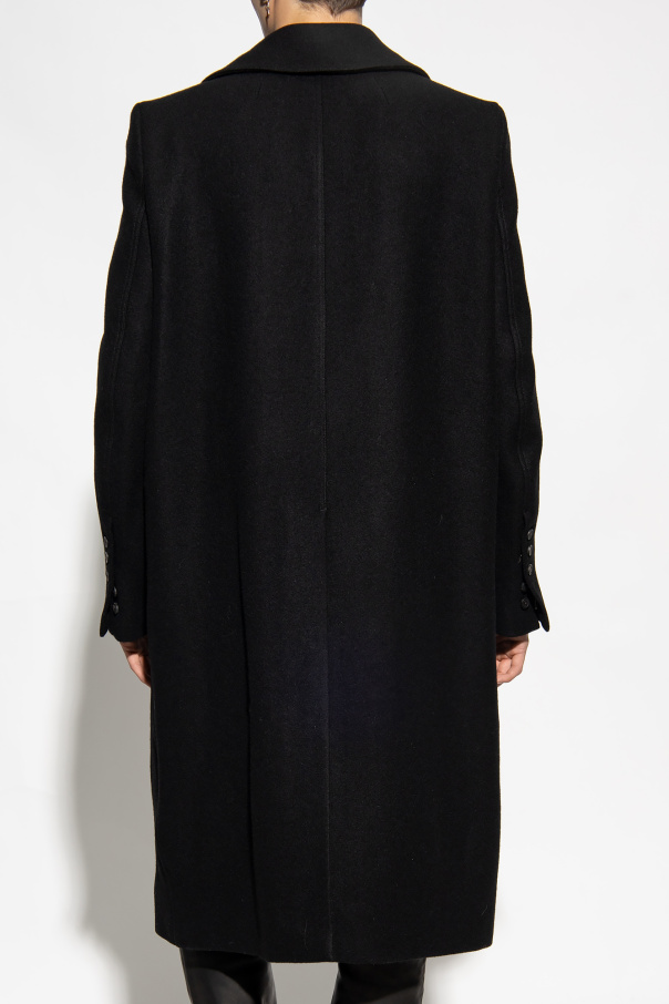 Black 'Slim Drella' wool coat Rick Owens - SchaferandweinerShops KR